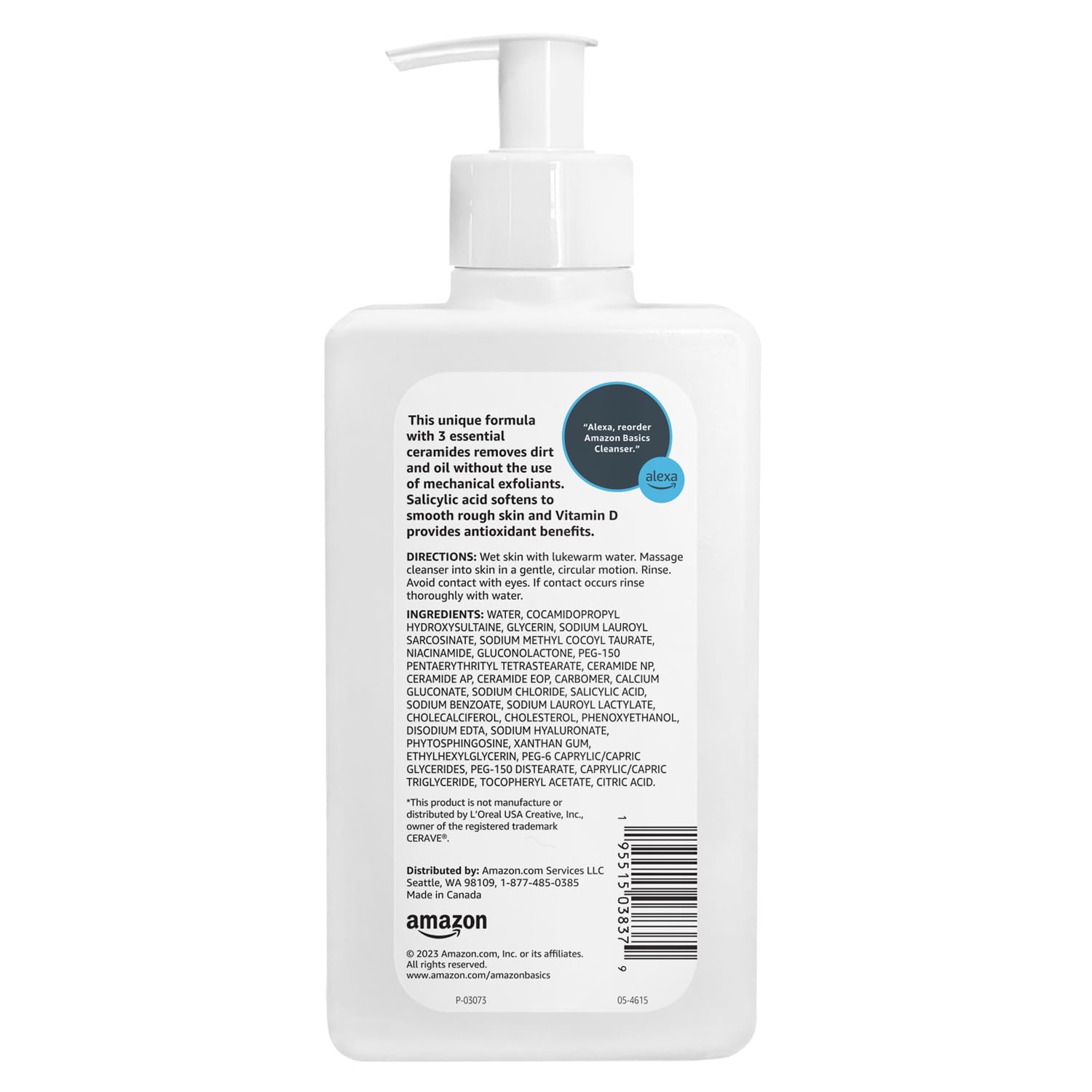 Amazon Basics foamy texture close-up illustrating gentle, effective lather