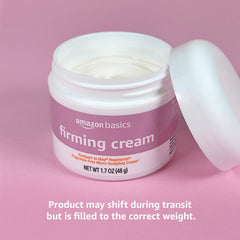 Amazon Basics on bathroom shelf in lifestyle setting promoting daily routine