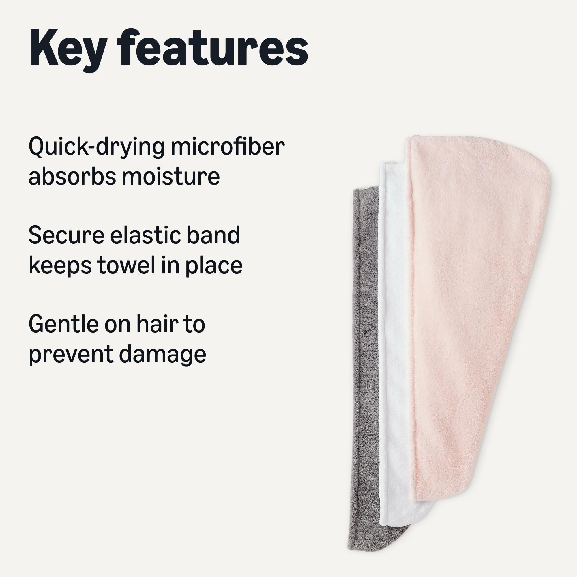 Amazon Basics microfiber close-up showing soft texture and faster absorption