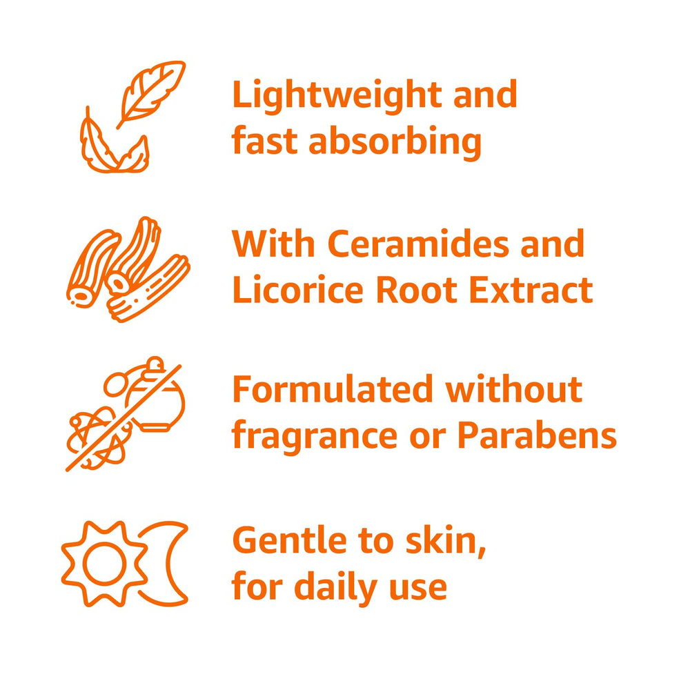 Amazon Basics serum texture drop demonstrating lightweight absorption benefit
