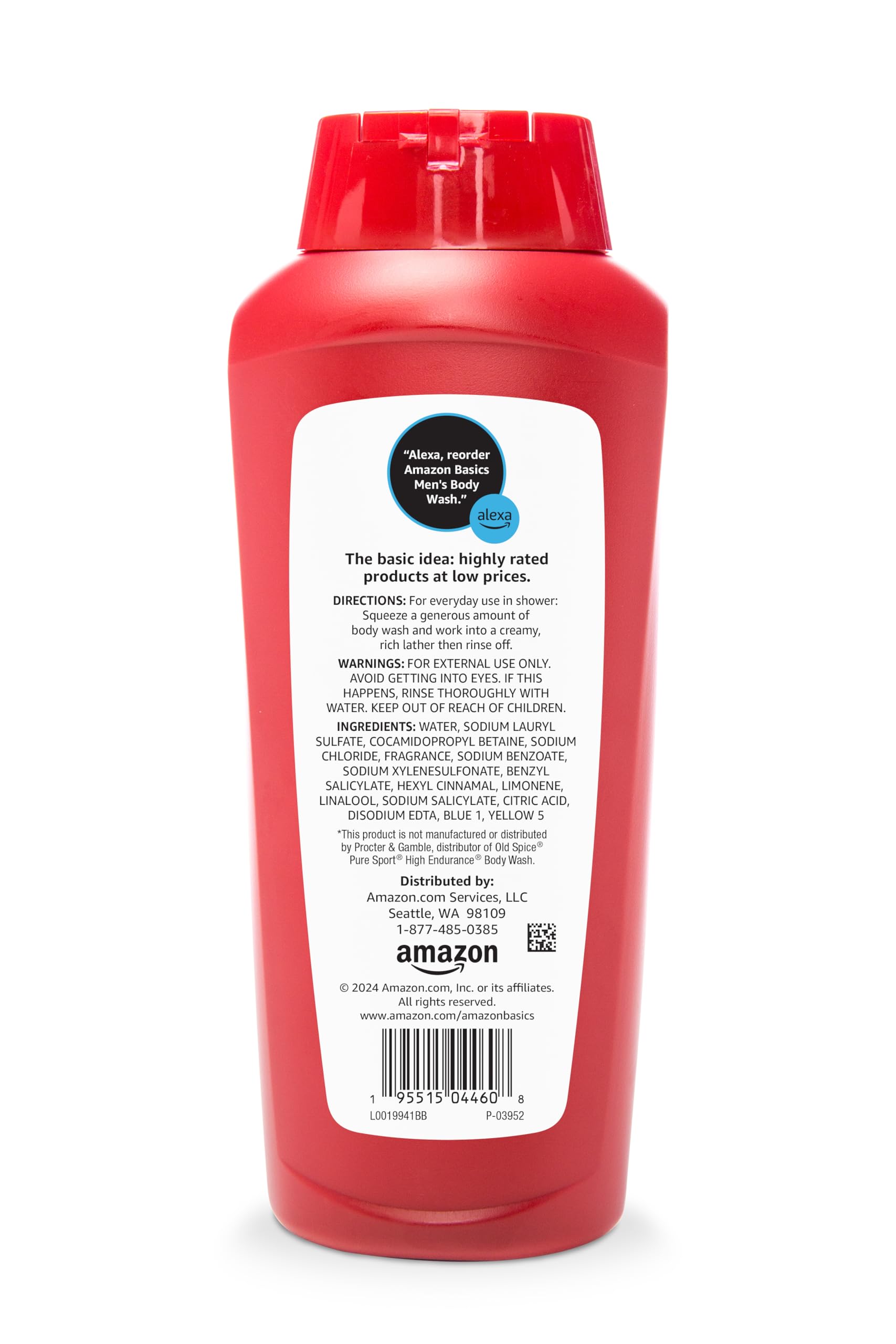 Amazon Basics pump dispense close-up highlighting easy-use and controlled pour