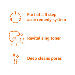 Amazon Basics toner texture pouring to show lightweight formula benefit