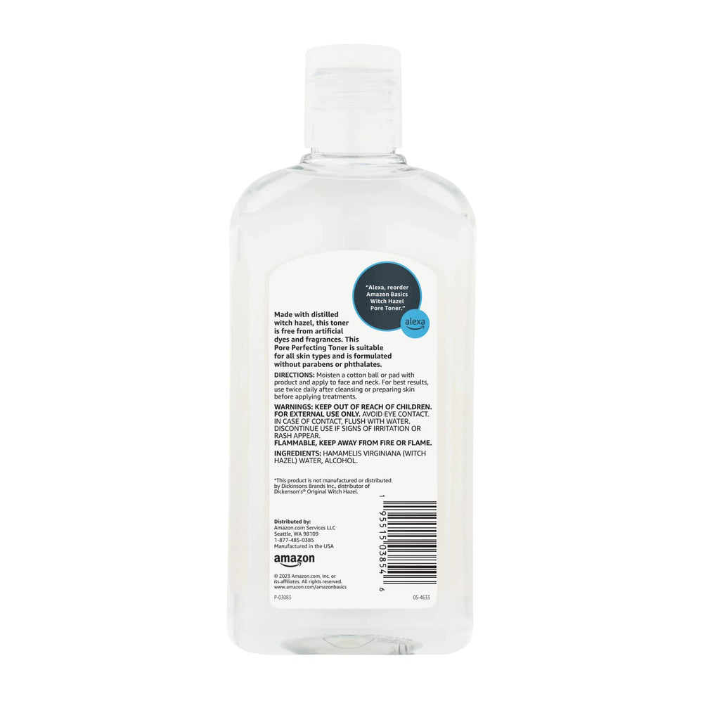 Amazon Basics back label close-up showing ingredient clarity and directions