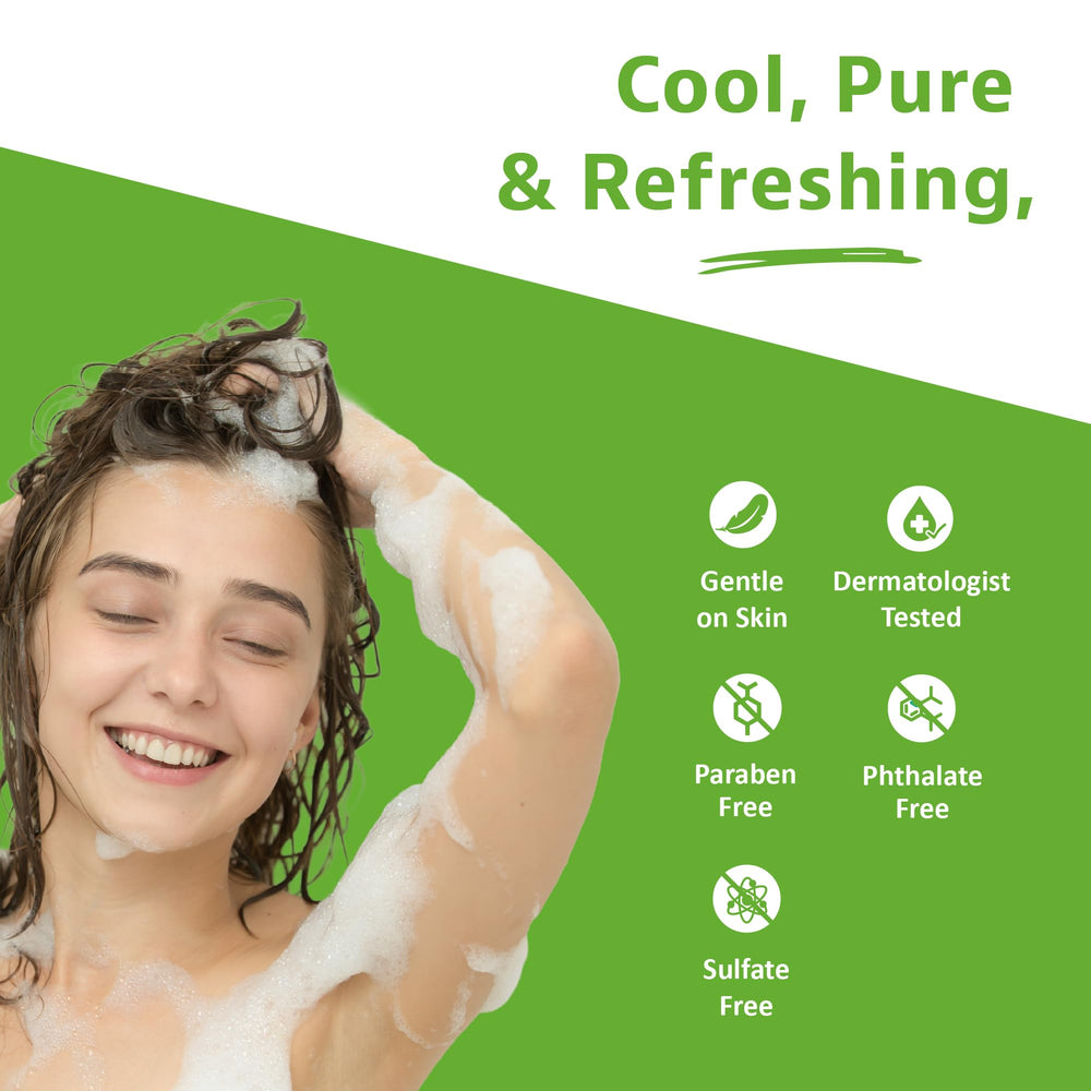 Amazon Essentials close-up of shampoo foam texture illustrating gentle lather and conditioning
