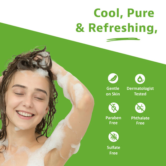 Amazon Essentials close-up of shampoo foam texture illustrating gentle lather and conditioning