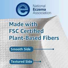Amazon Essentials close-up texture revealing ultra-soft double-sided fibers for gentle care