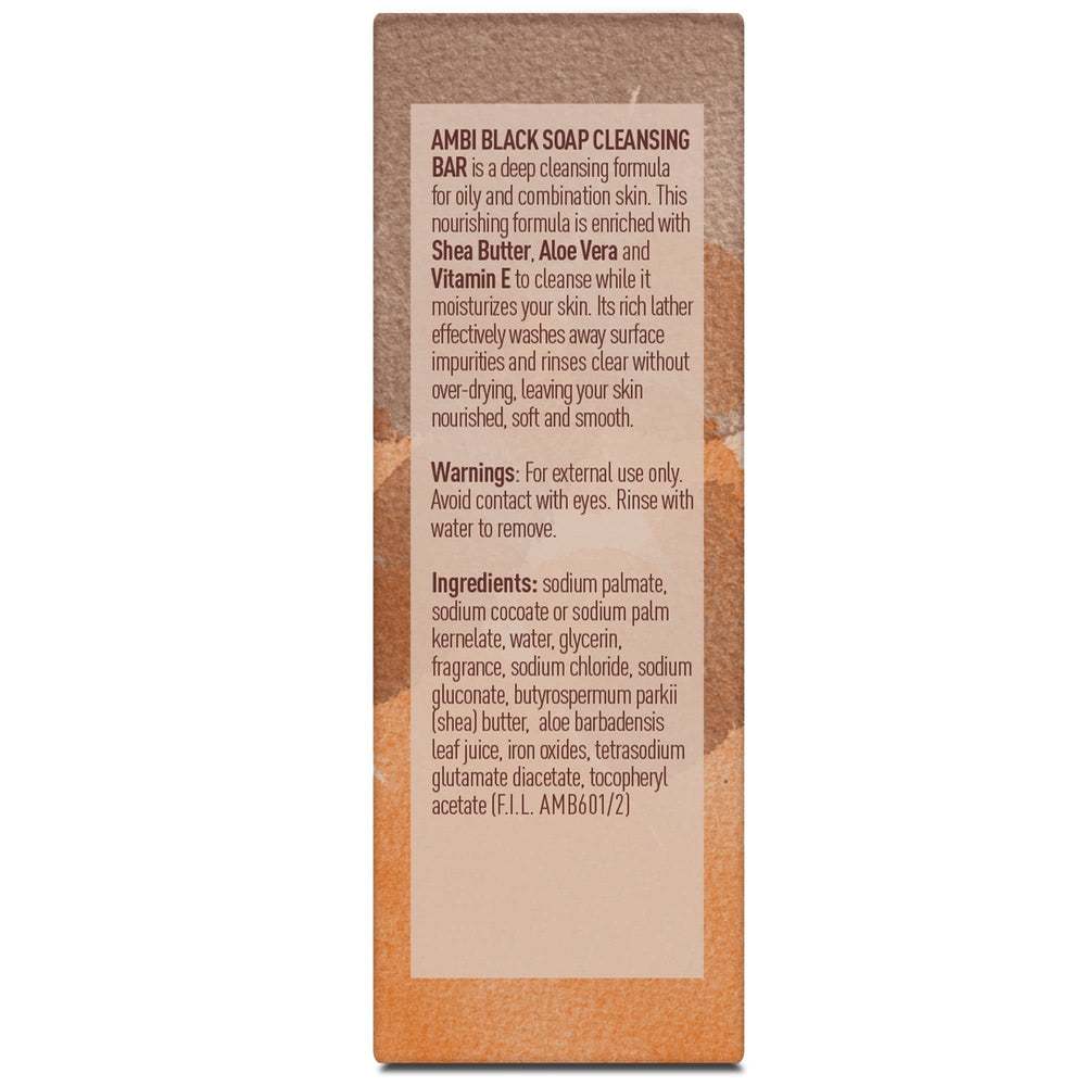 Ambi black soap rich lather close-up demonstrating gentle cleansing
