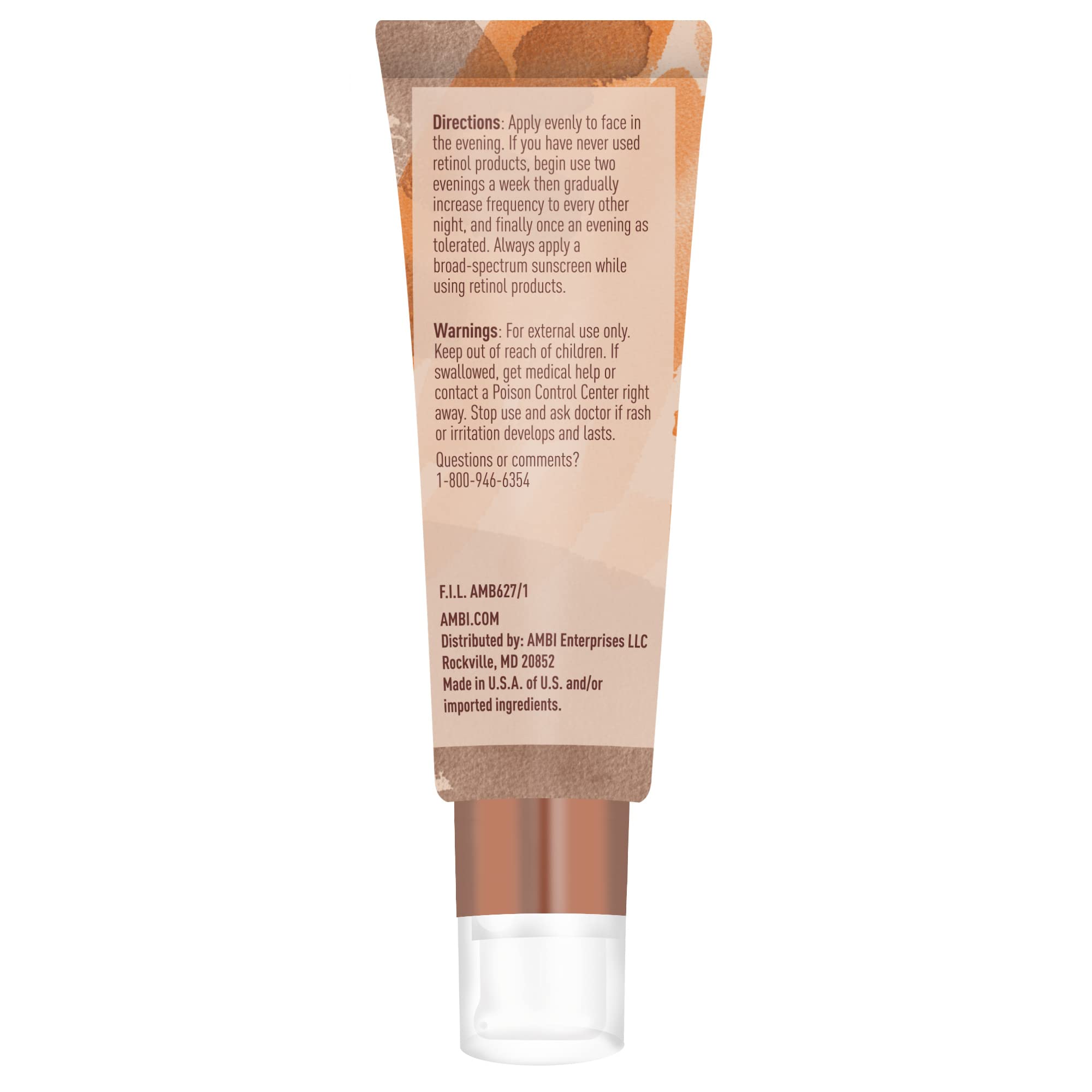 Ambi visual of ceramides and hyaluronic blend for moisture support