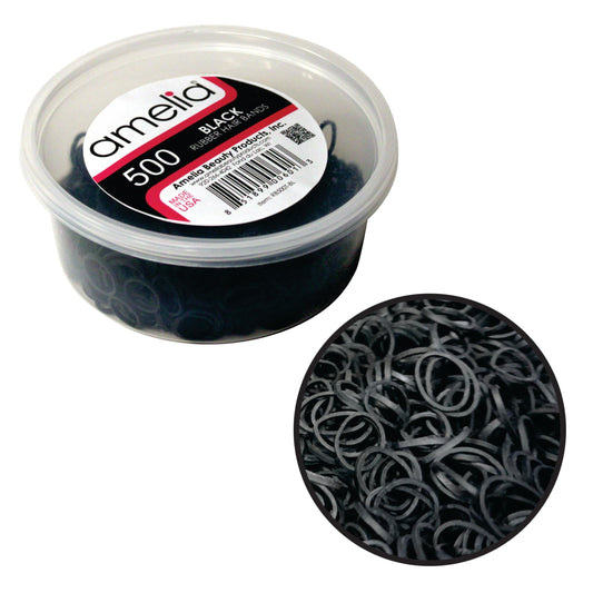 Amelia Beauty front packaging showing resealable container and 500 count benefit