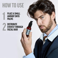 American Crew bottle in hand for scale conveying travel-friendly 1.7 fl oz size