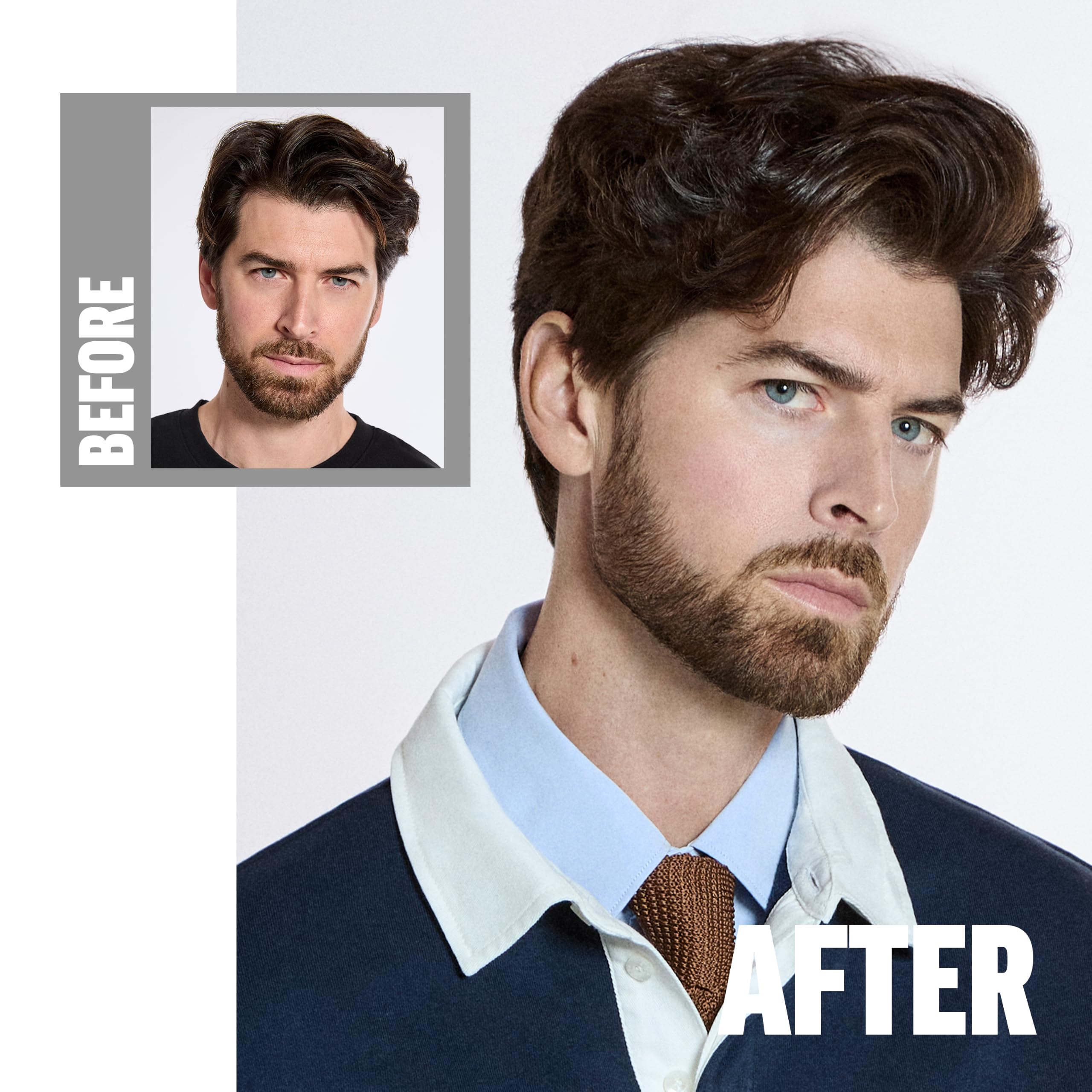 American Crew oil texture on skin highlighting quick-absorbing, non-greasy finish