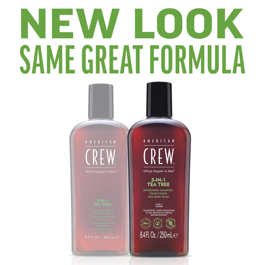 American Crew label close-up showing product name and benefits for quick identification