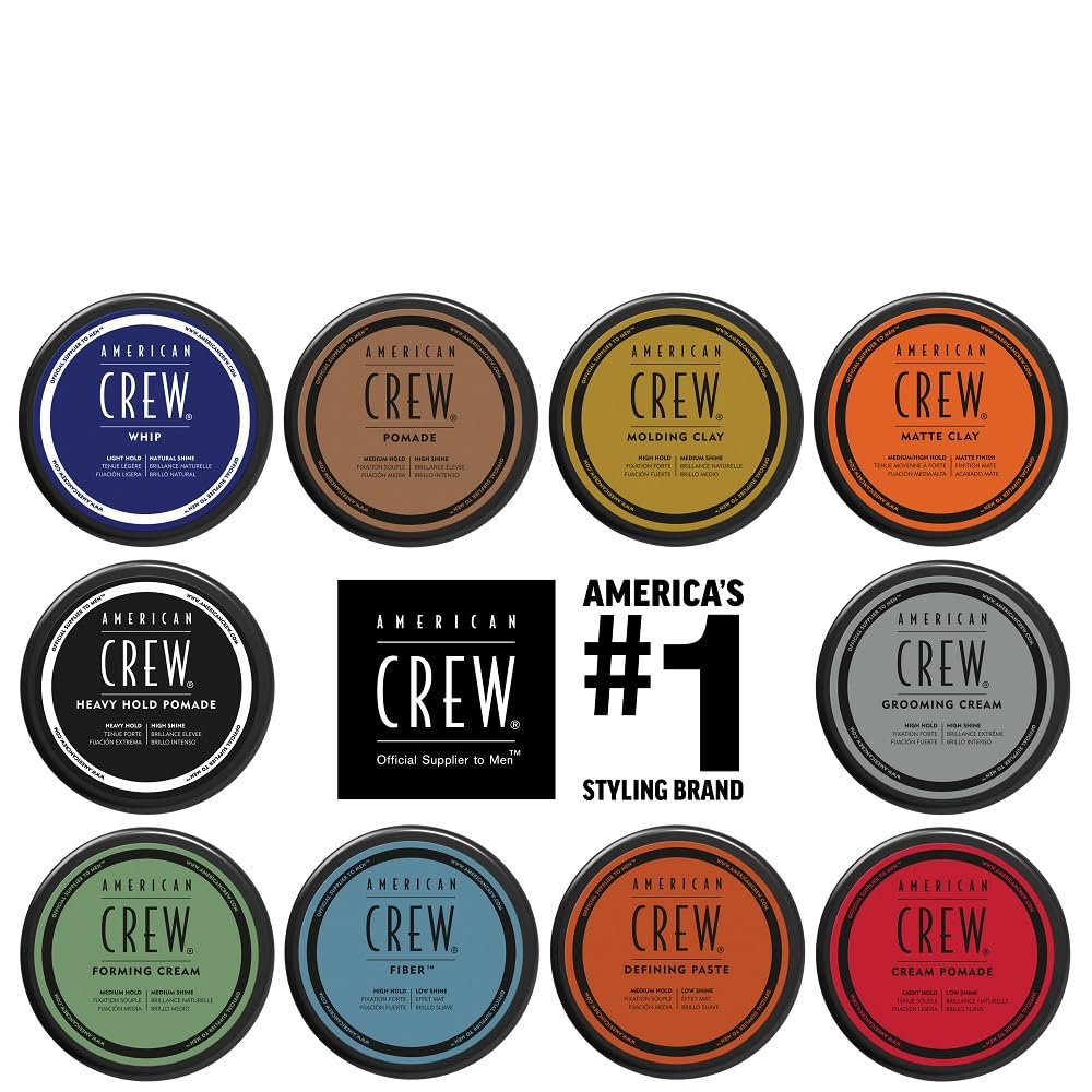 American Crew styling in use on short hair illustrating added texture and hold
