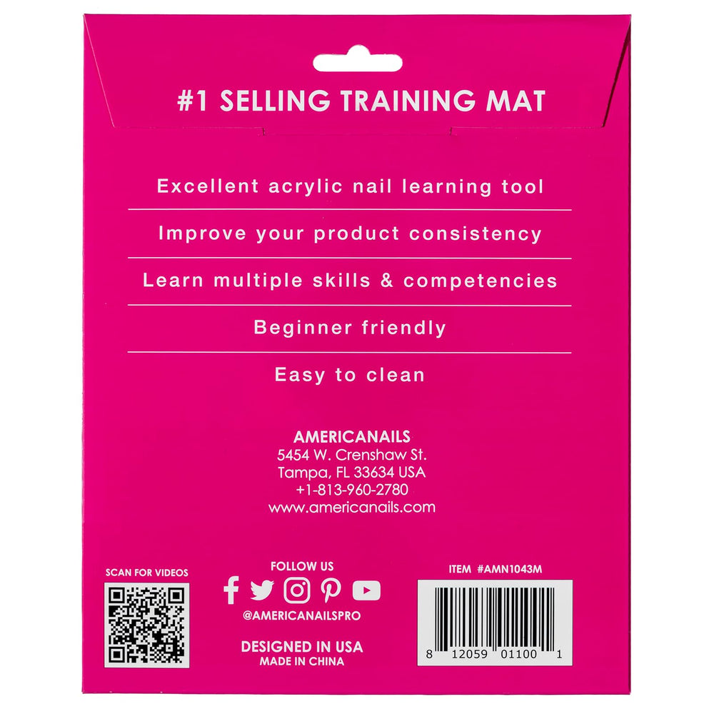 AMERICANAILS mat rolled for storage highlighting compact portability