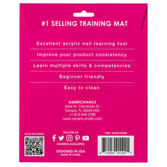 AMERICANAILS mat rolled for storage highlighting compact portability