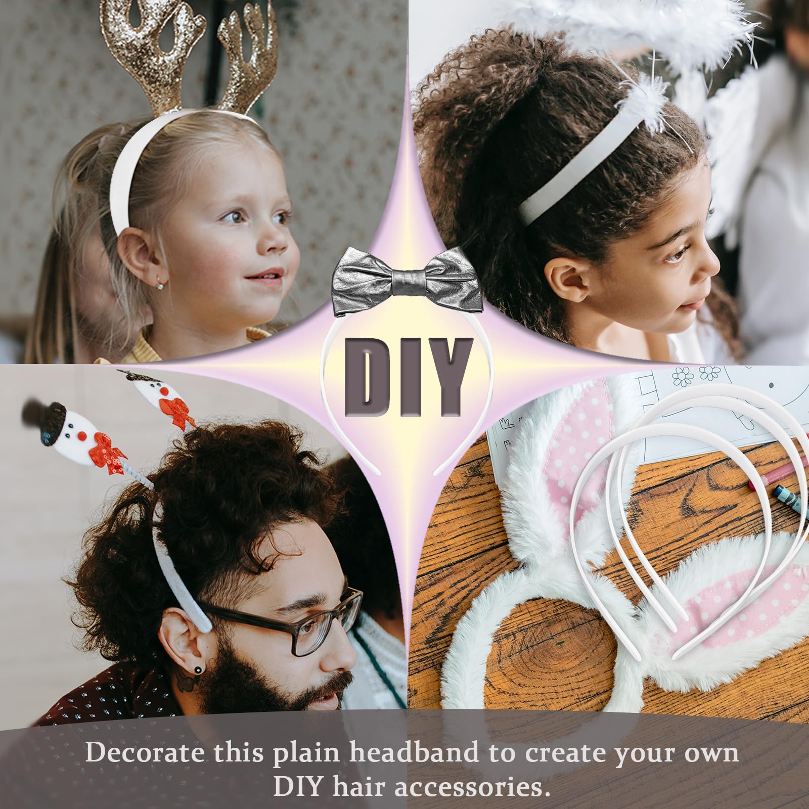 Amersumer child wearing headband demonstrating comfortable gentle hold