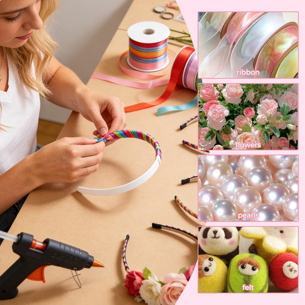 Amersumer headband next to ruler illustrating half‑inch width and size clarity