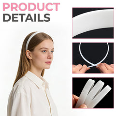 Amersumer band being flexed to demonstrate flexible durable plastic benefit