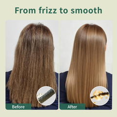 Amifiy application on hair lengths demonstrating targeted strand conditioning