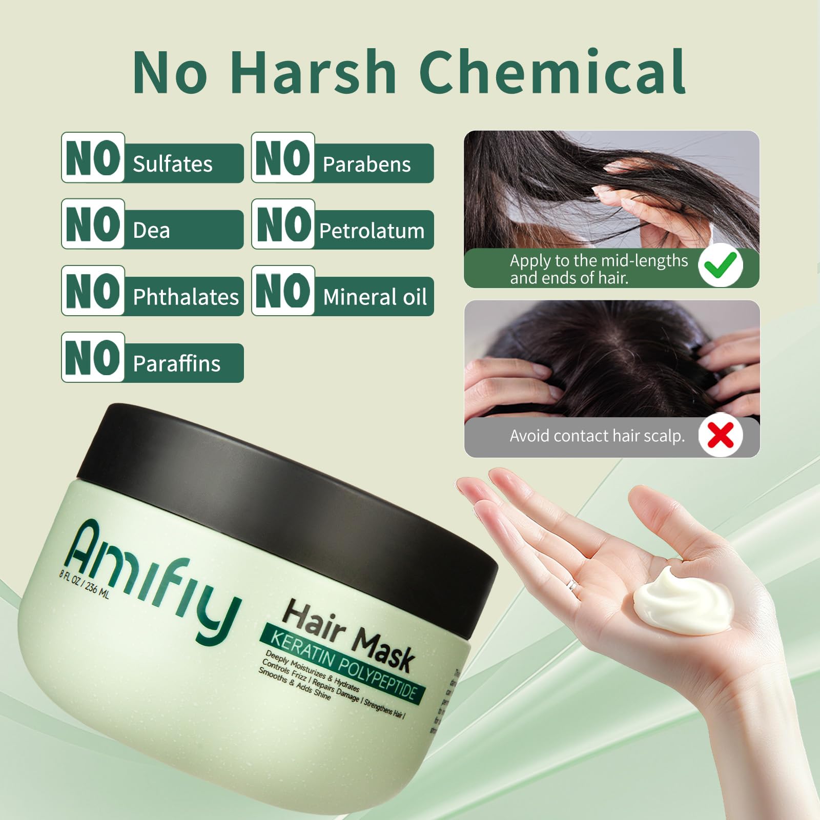 Amifiy label closeup highlighting clean formula and safe ingredients benefit