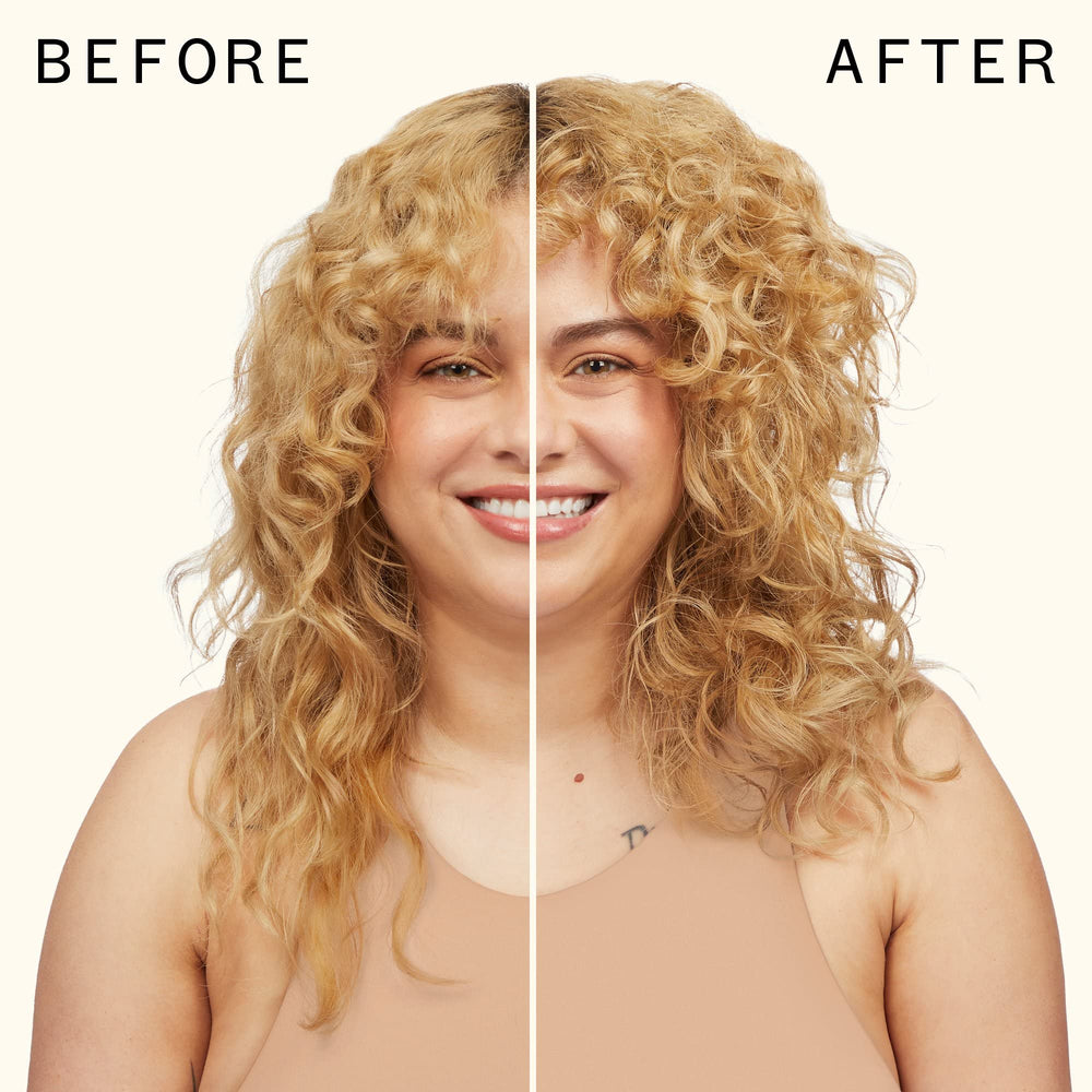 amika cream texture on fingertips showing creamy consistency for smooth application