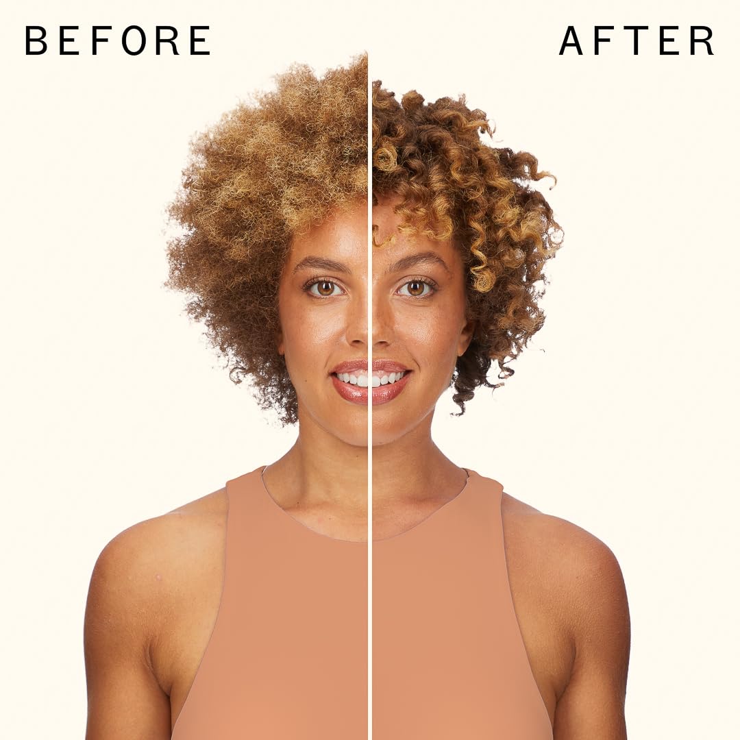 amika Curl Corps styled model waves showing bouncy, frizz-resistant curls