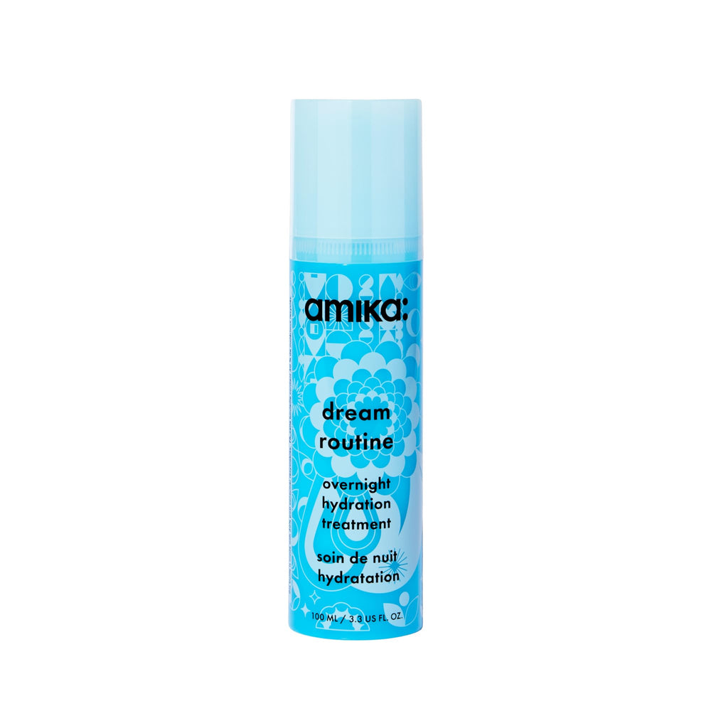 Amika front packaging showing bottle and product name, highlighting hydration