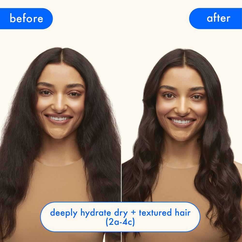 Amika in-shower application demonstrating even coverage and detangling