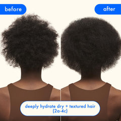 Amika label close-up with hyaluronic acid callout for moisture retention