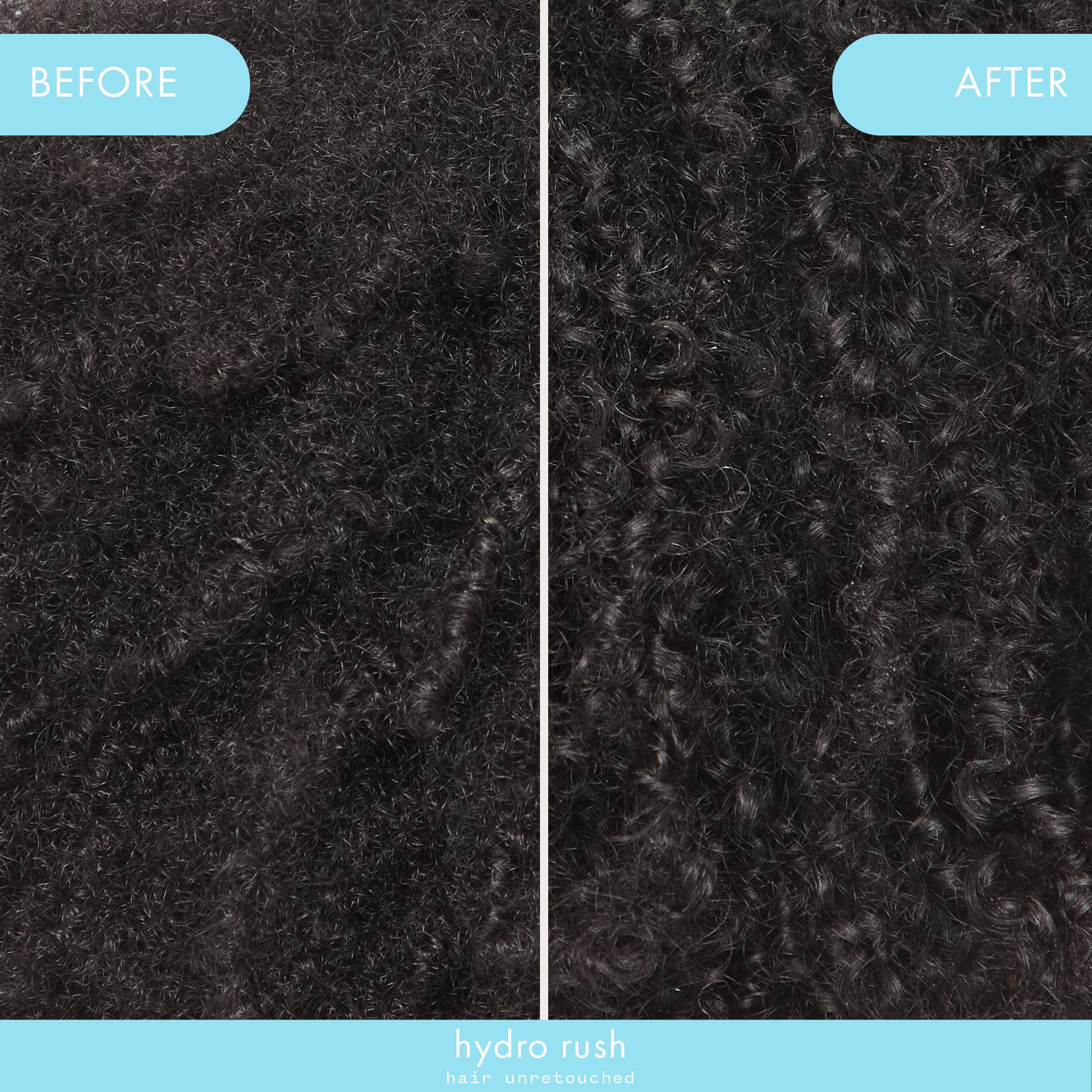 amika mist being applied to damp hair showing detangling and frizz control