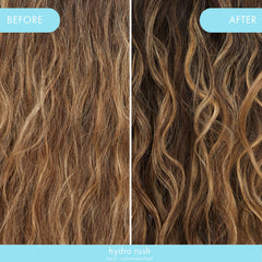 amika texture drop on hand highlighting lightweight formula and quick absorption