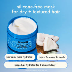 Amika whipped mask texture close-up demonstrating creamy moisture