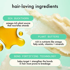 amika The Kure before and after hair showing reduced breakage and smoother look