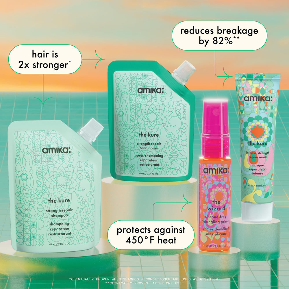 Amika kure intense mask creamy texture showing rich conditioning