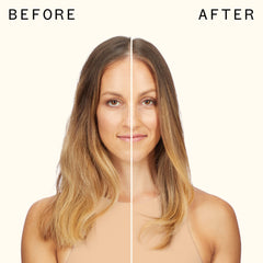 amika conditioned hair after use showing improved smoothness benefit