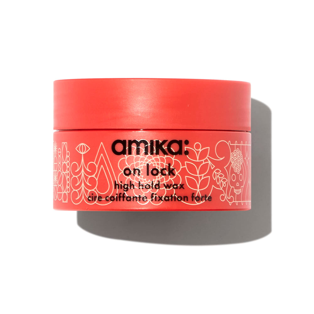 amika on lock front jar showing clean packaging and styling benefit