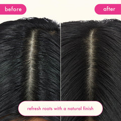 amika perk up plus in use at roots demonstrating instant lift and refresh