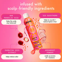 amika perk up plus texture with arrowroot powder highlighting oil absorption