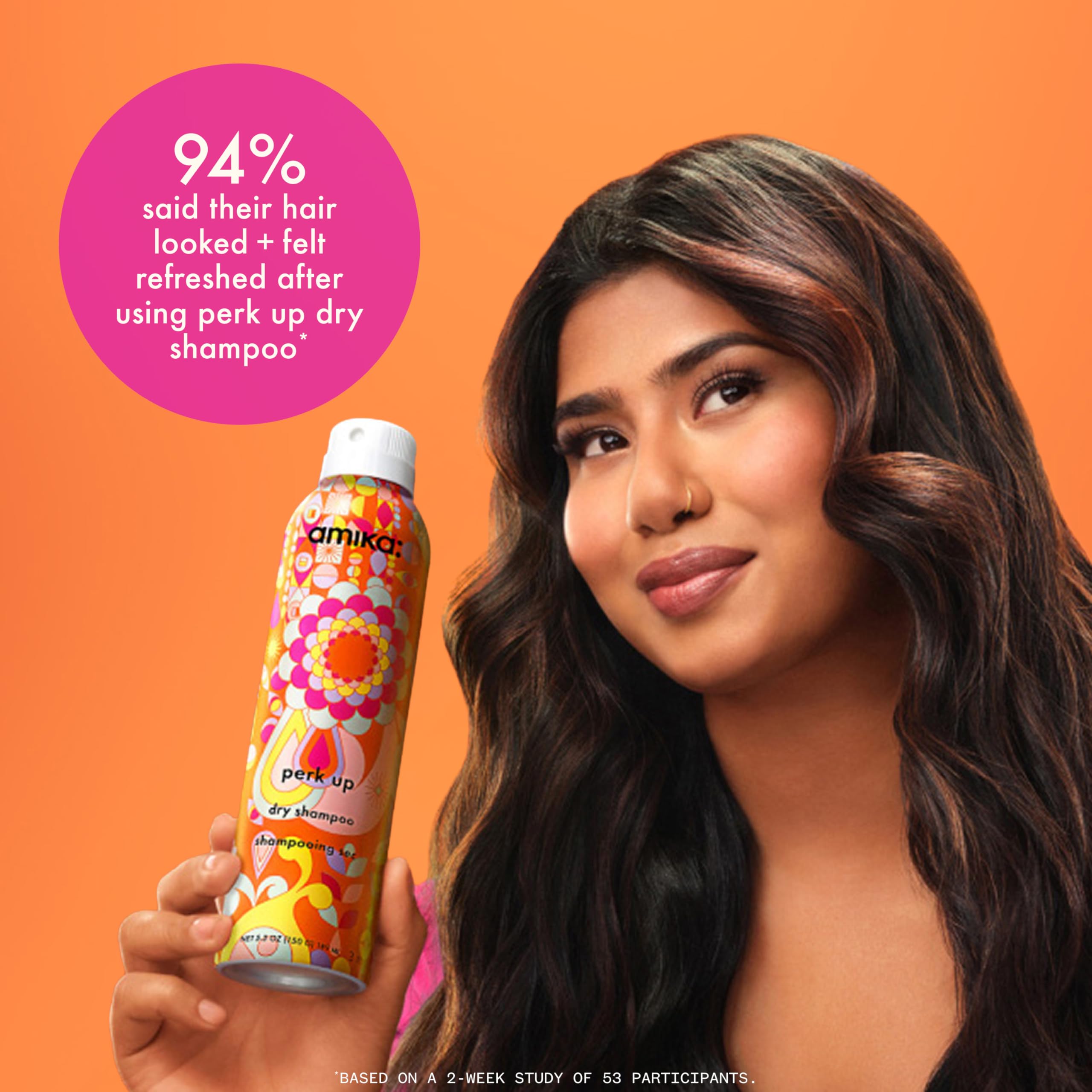 amika can held in hand showing true size and travel-friendly benefit