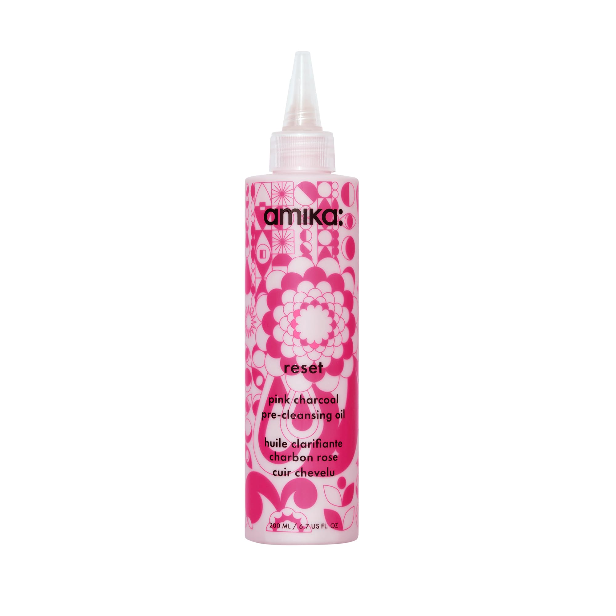 Amika bottle front packaging showing label and size for easy identification