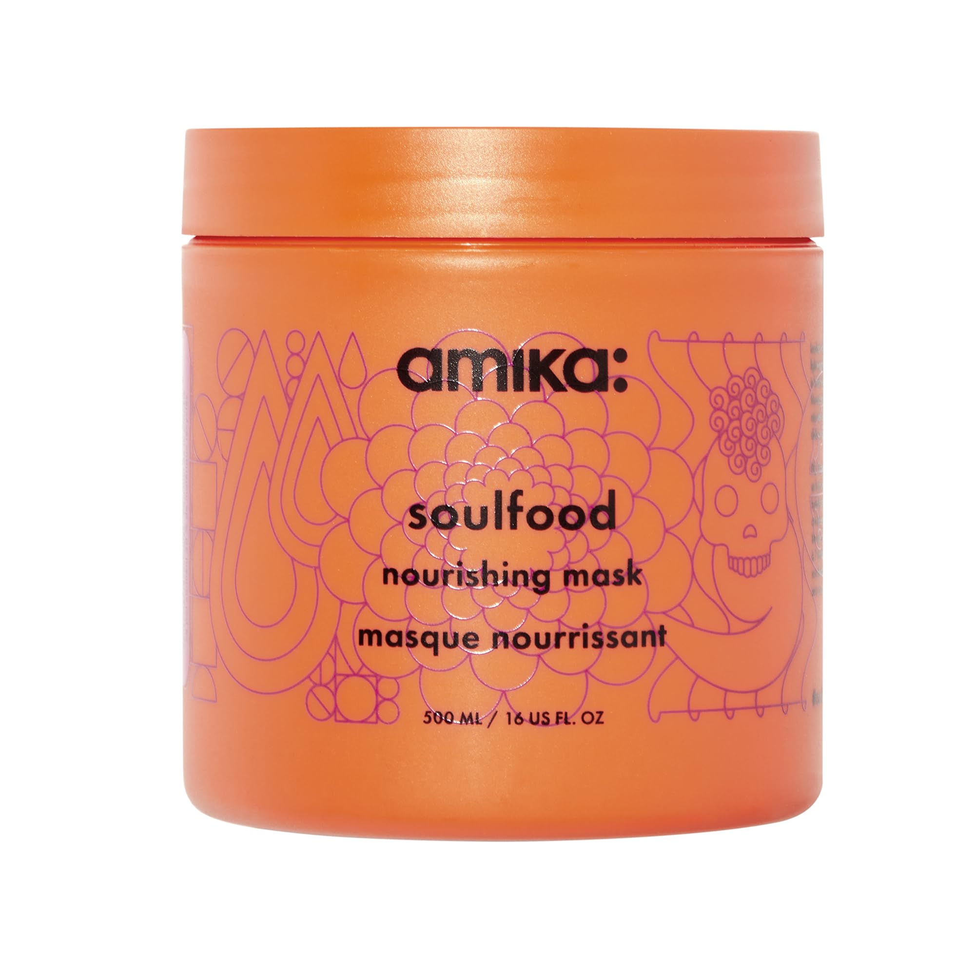 amika soulfood front jar showing product identity and immediate hydration