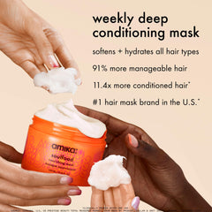 amika soulfood open jar revealing creamy mask texture for deep conditioning