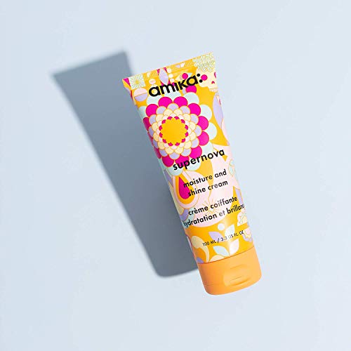 amika Supernova cream texture in open tube highlights smooth spreadability benefit