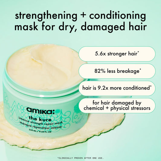 amika creamy mask texture close-up illustrating rich hydration benefits