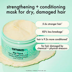 amika creamy mask texture close-up illustrating rich hydration benefits