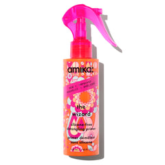 Amika The Wizard front bottle showing packaging and brand benefit