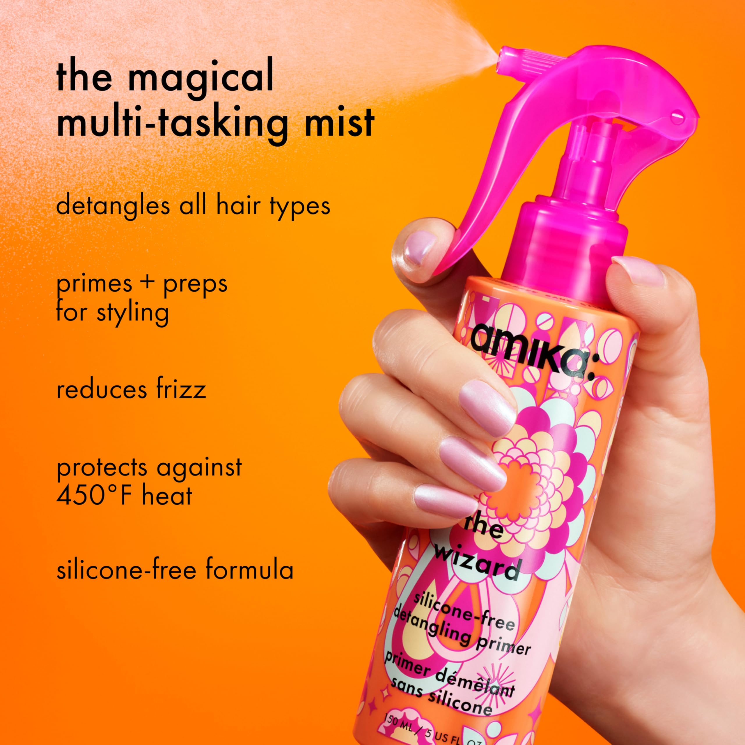 Amika The Wizard pump dispensing product for controlled application