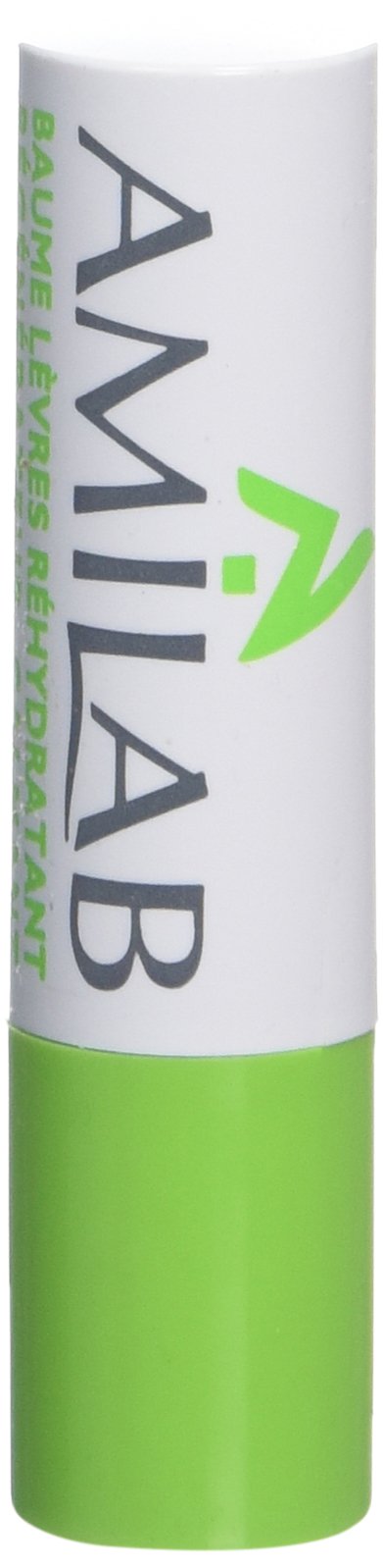 Kodiake Amilab front view of lip balm stick showing label and cap, easy identification