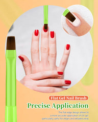 AMilHiTon angled brush tip close-up enabling precise cuticle cleanup