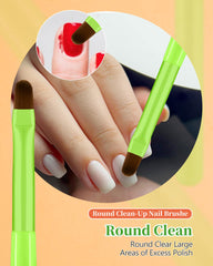 AMilHiTon round brush macro showing dense synthetic bristles for broad removal